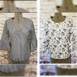 2/$20 Jane and Delancey Bell Sleeve Tops Size Small